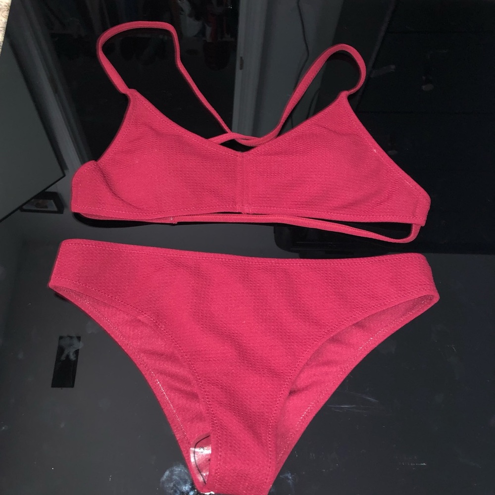Cross back bikini
